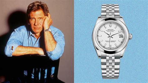 Name a more iconic duo than Harrison Ford and his Rolex Datejust